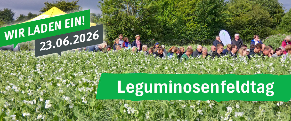 Einladung zum diesjährigen Leguminosenfeldtag der Norddeutschen Pflanzenzucht